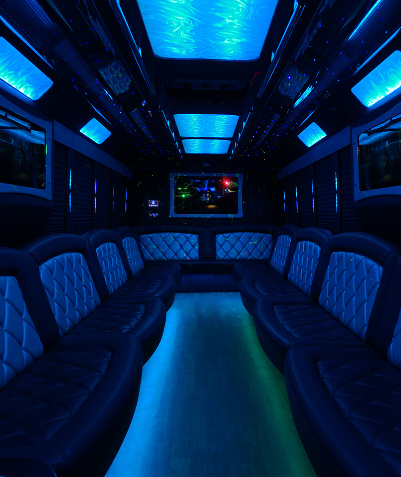 Interior party bus