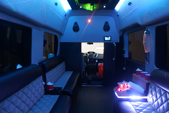 Party vans in Manhattan