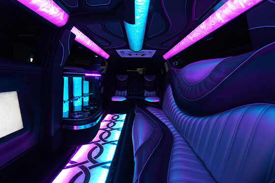 Modern limo in New York State