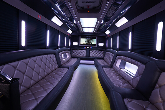 Limo bus for bachelor parties