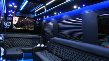 Sprinter van leather seating